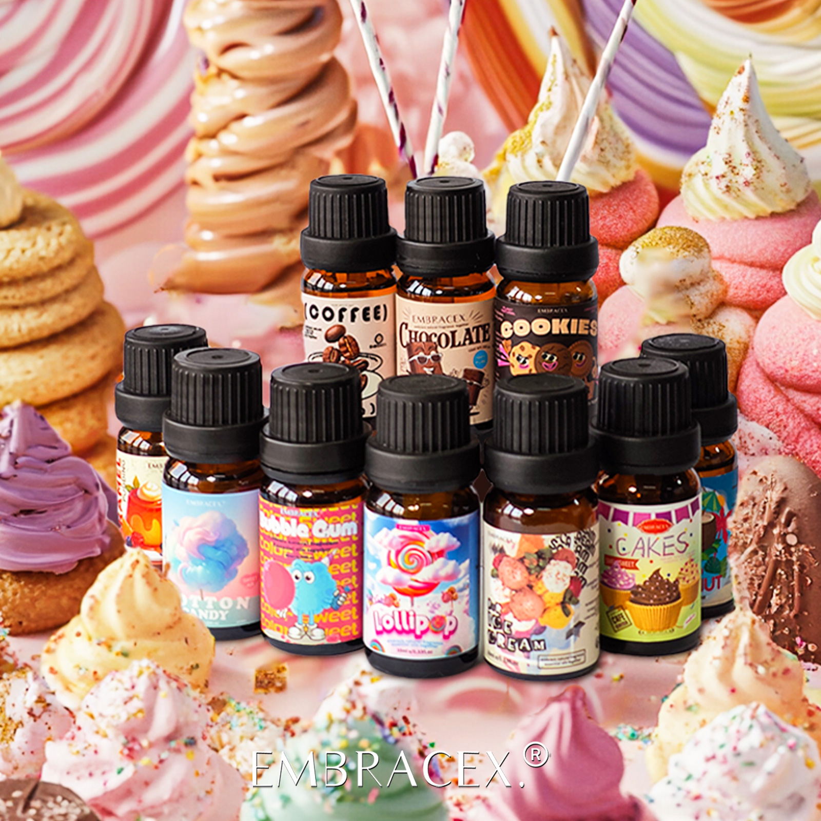 Candle Making Supplies Fragrance Oils - 20 type Gourmet Essential Oils Fragrance