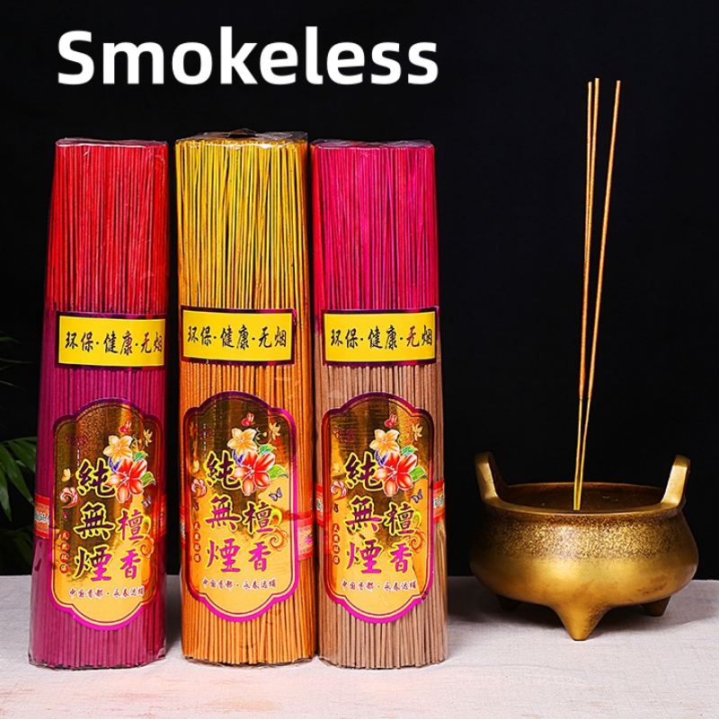 Candle Supplies In Bulk - Smokeless Sandalwood Incense Sticks 500g Natrual