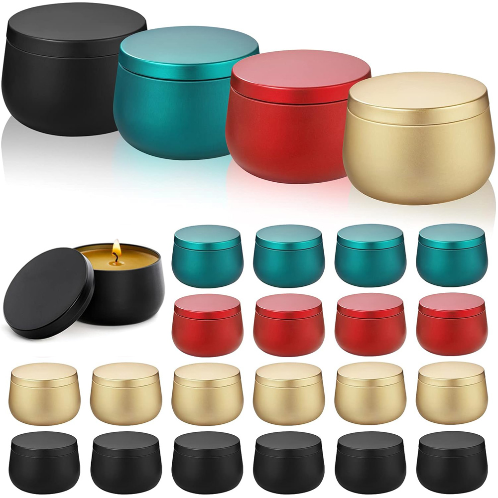 Candle Supplies In Bulk - 4oz 8oz Candle Containers with Lid,