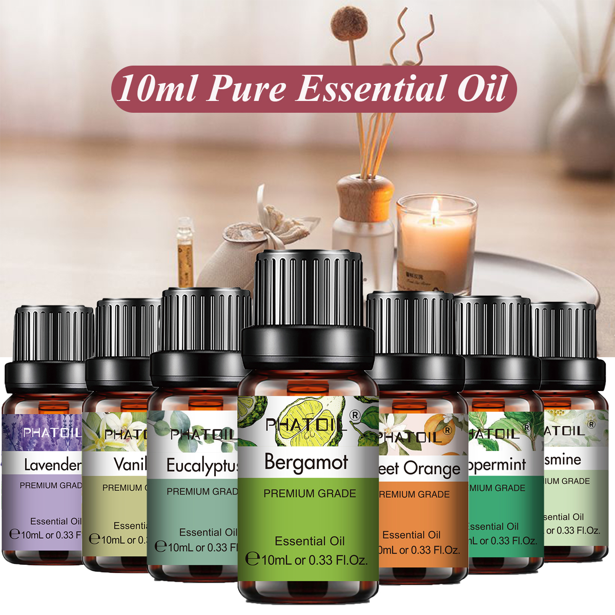 PHATOIL Natural Plant Essentia - Candle Making Supplies Fragrance Oils ulasan dan harga