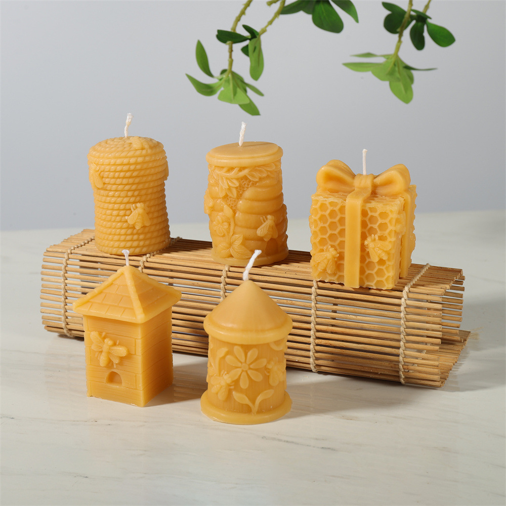 Honeycomb Bow Gift Box Silicon - Candle Supplies Beeswax ulasan dan harga