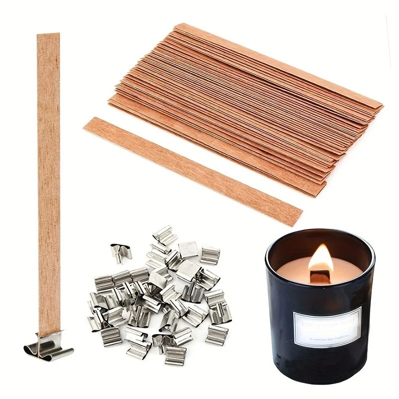 30pcs High Quality Wooden Cand - Candle Supplies Beeswax ulasan dan harga