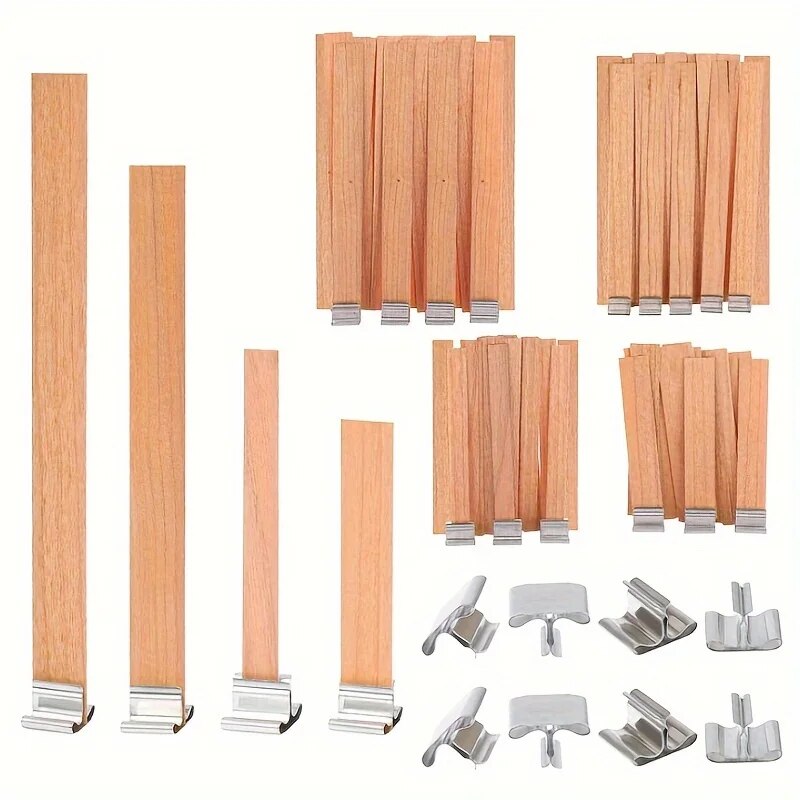 30pcs High Quality Wooden Cand - Candle Supplies Beeswax ulasan dan harga