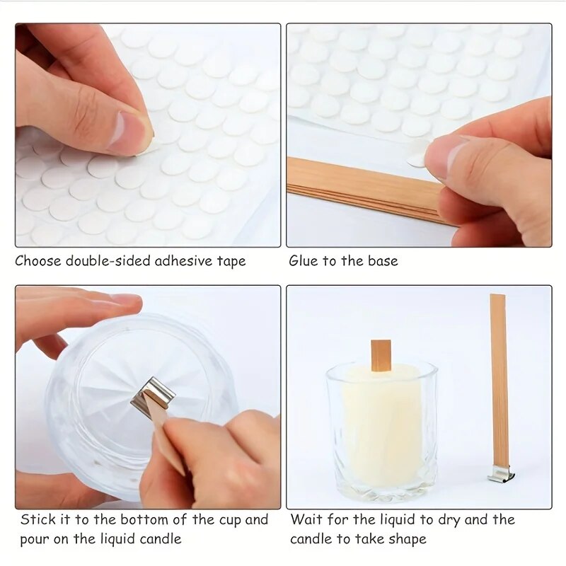 30pcs High Quality Wooden Cand - Candle Supplies Beeswax ulasan dan harga