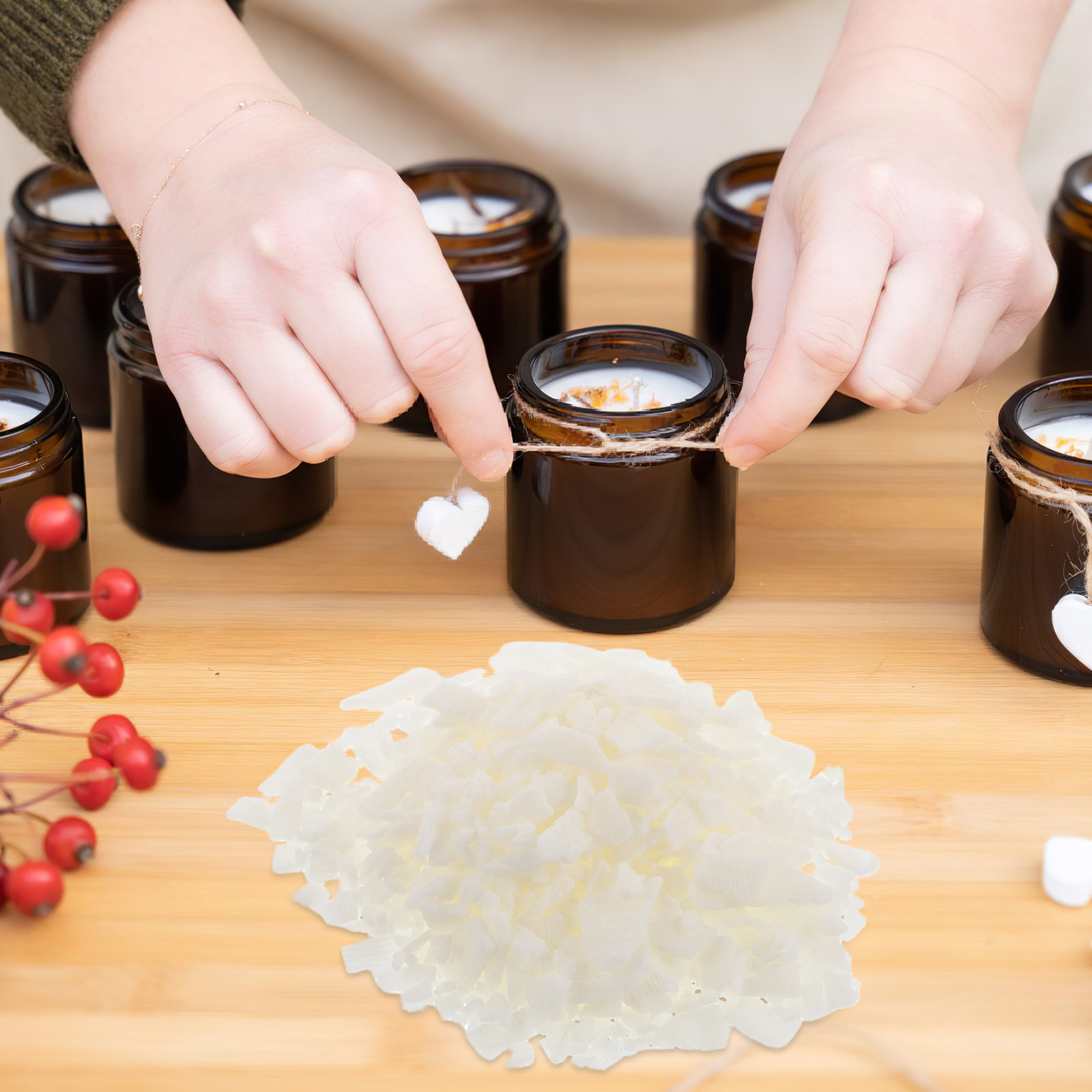 Soybean Natural Wax for Making - Candle Supplies Beeswax ulasan dan harga