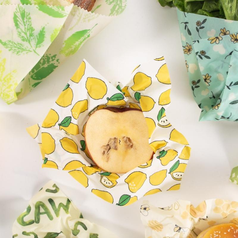 【M】3 Sheets Beeswax Food Wrap  - Beeswax Sheet Roll ulasan dan harga