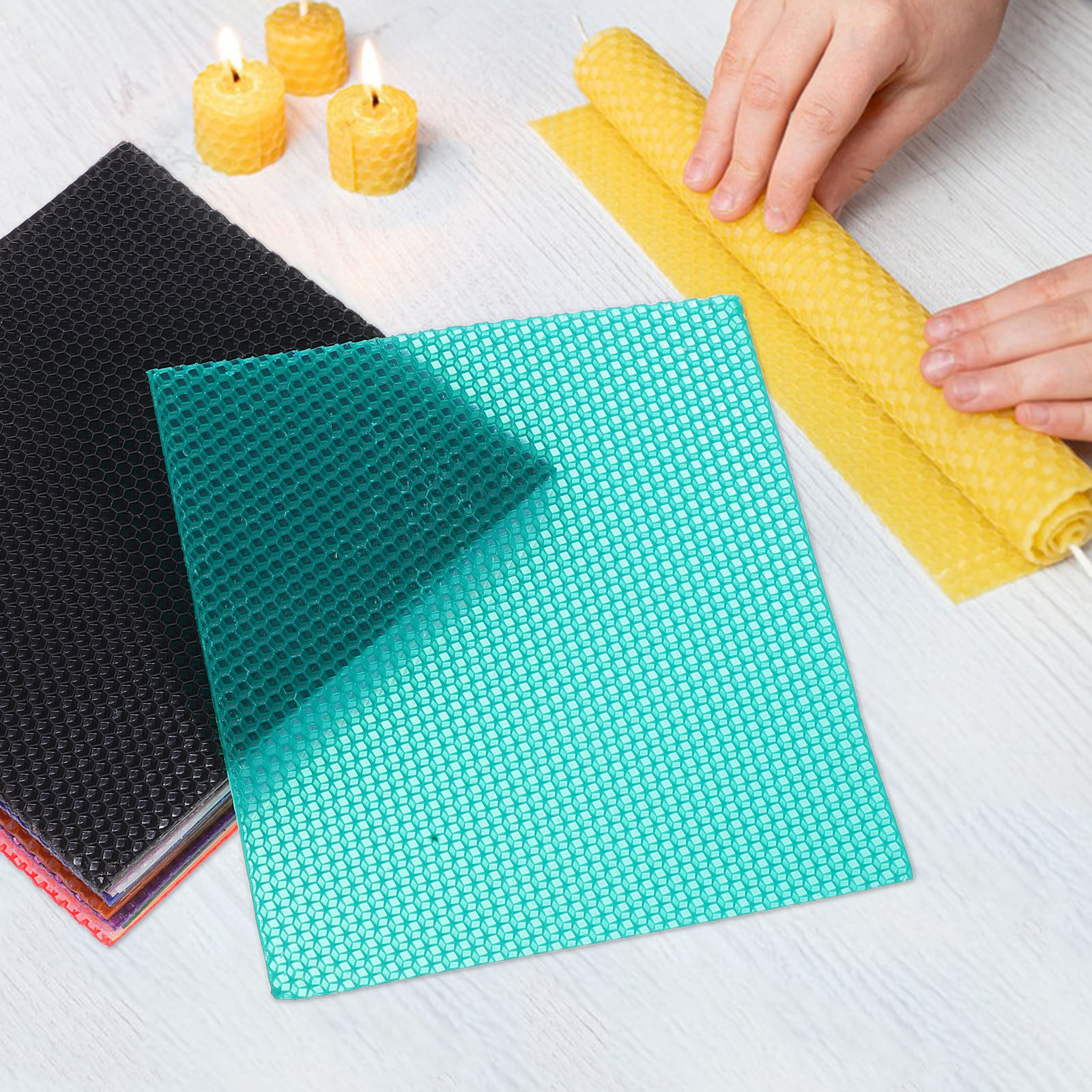 1Set Pre-Cut Beeswax Sheets fo - Beeswax Sheet Roll ulasan dan harga