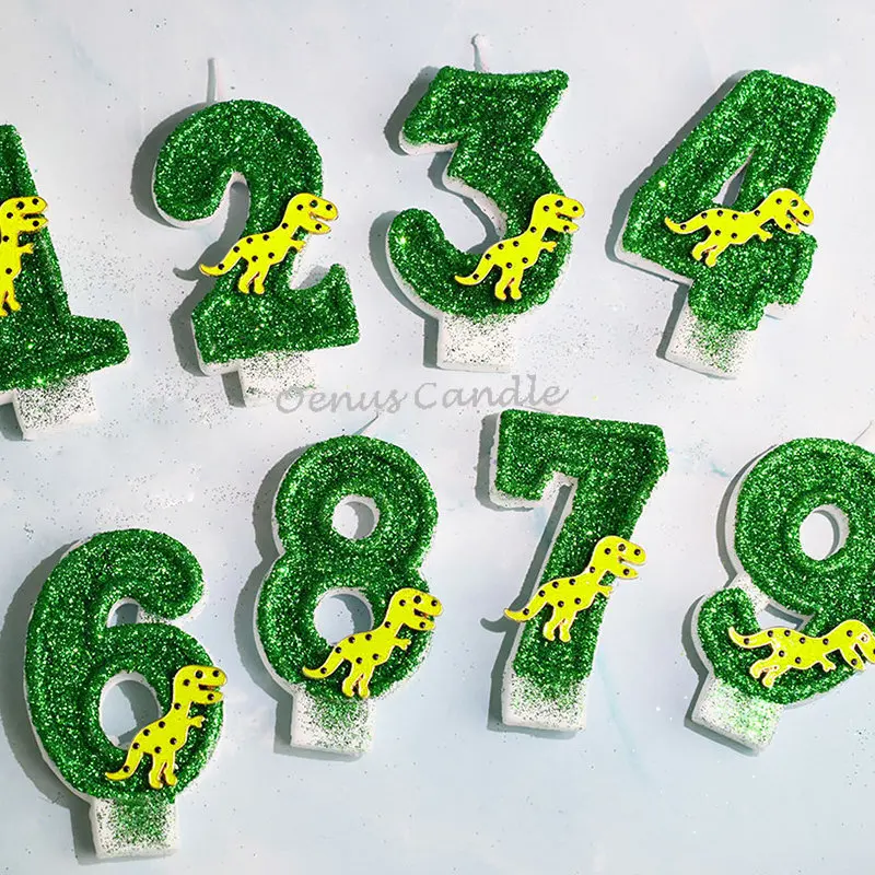 Dinosaur Birthday Candles Numb - Candle Supplies Beeswax ulasan dan harga