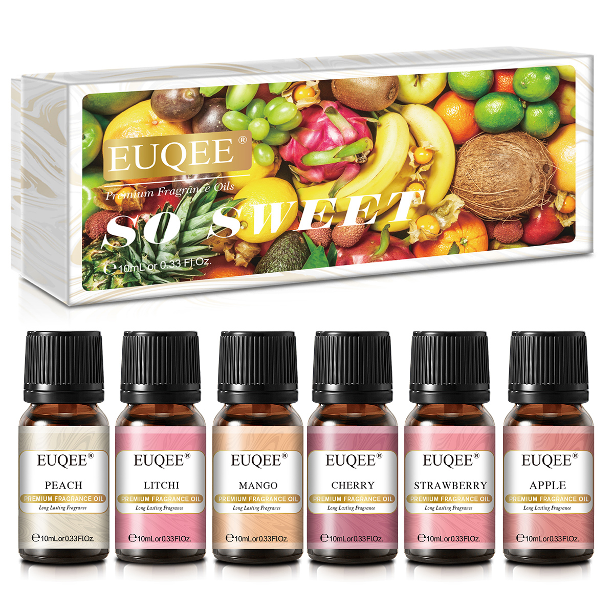 EUQEE 6pcs Fragrance Oils Set  - Candle Making Supplies Fragrance Oils ulasan dan harga