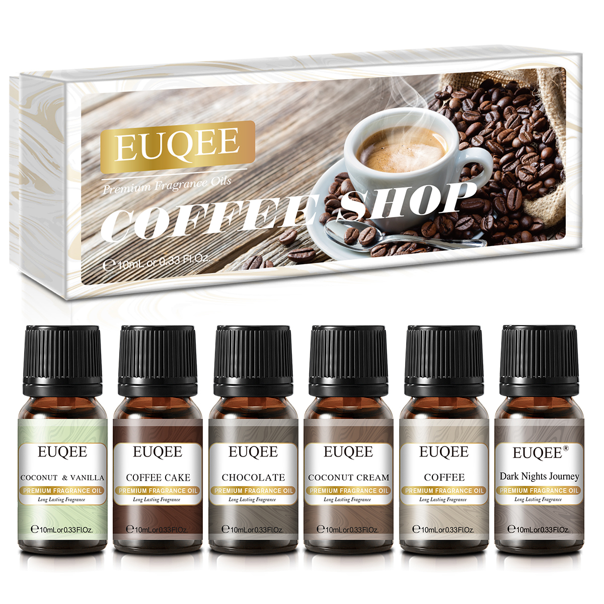 EUQEE 6pcs Fragrance Oils Set  - Candle Making Supplies Fragrance Oils ulasan dan harga