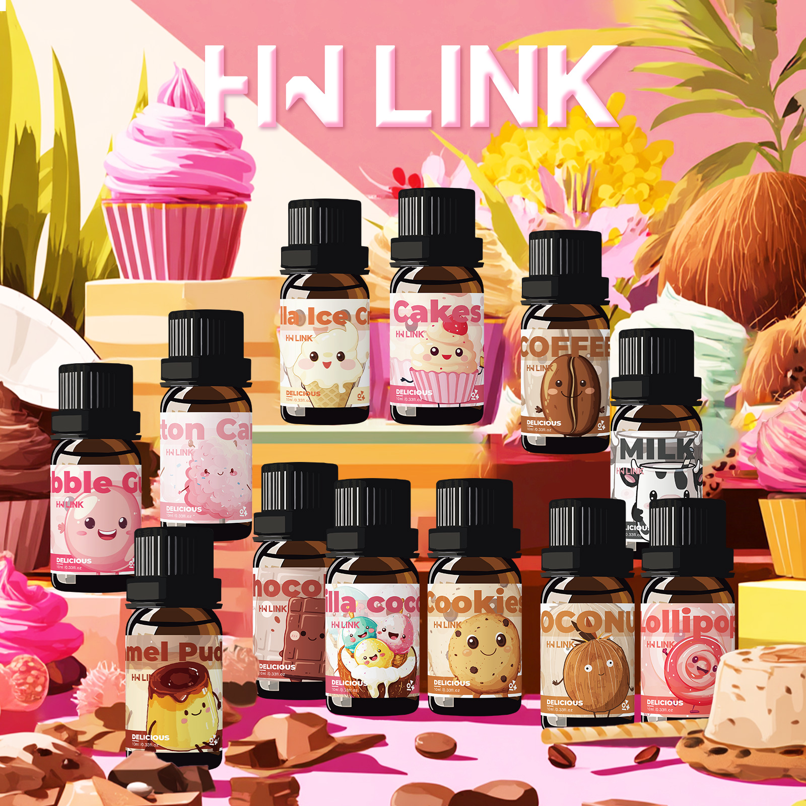 10ml Delicious Essential Oils, - Candle Making Supplies Fragrance Oils ulasan dan harga