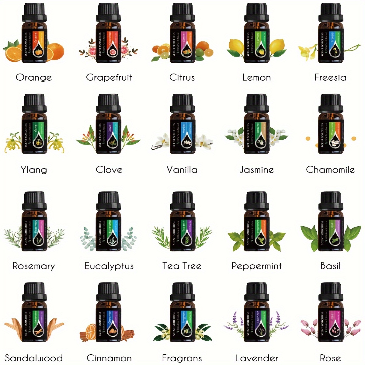 20Pcs/Set Classic Brand Essent - Candle Making Supplies Fragrance Oils ulasan dan harga