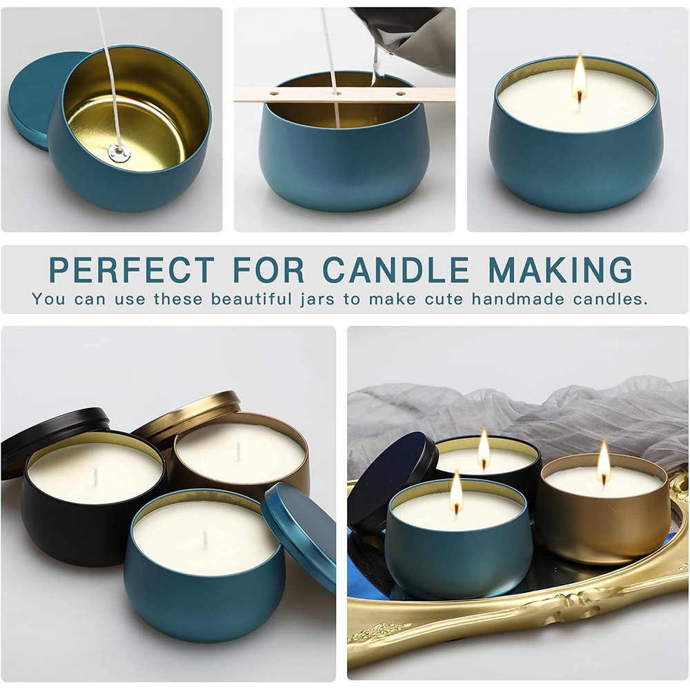 4oz 8oz Candle Containers with - Candle Supplies In Bulk ulasan dan harga
