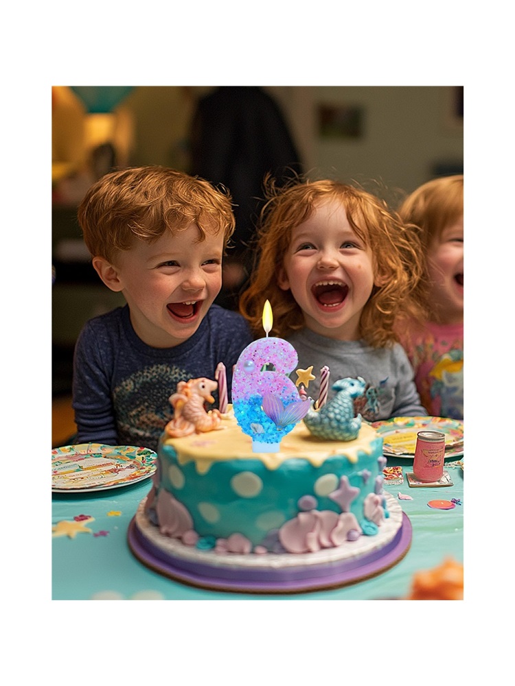 Mermaid Themed Birthday Candle - Candle Supplies Beeswax ulasan dan harga